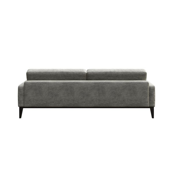 Siva zofa iz umetnega usnja MESONICA Musso Tufted, 210 cm-image-3