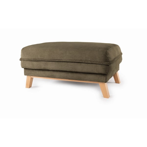 Zelen tabure iz rebrastega žameta Tori – Bonami Selection-image-2