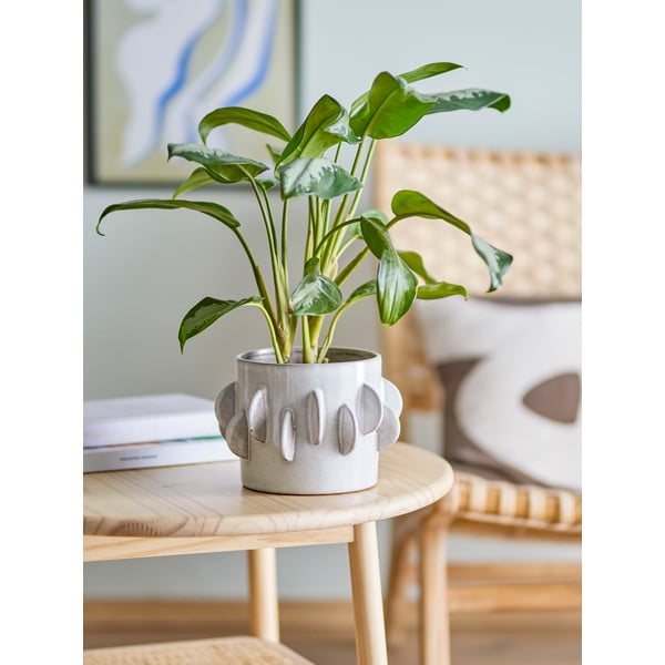 Kamnit cvetlični lonec ø 18 cm Roza - Bloomingville-image-1