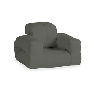 Temno siv zunanji raztegljiv fotelj Karup Design OUT™ Hippo