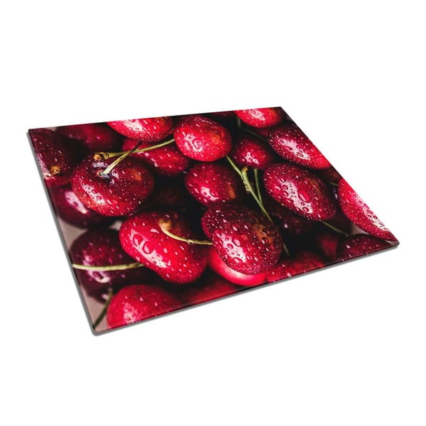 Steklena deska za rezanje slika Insigne Cherries