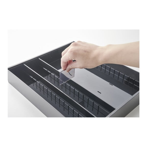 Črn plastični organizator za predal 47,5 x 35 cm - YAMAZAKI-image-3