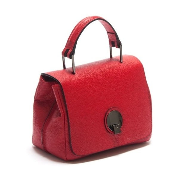 Rdeča usnjena torbica Isabella Rhea Iocusta