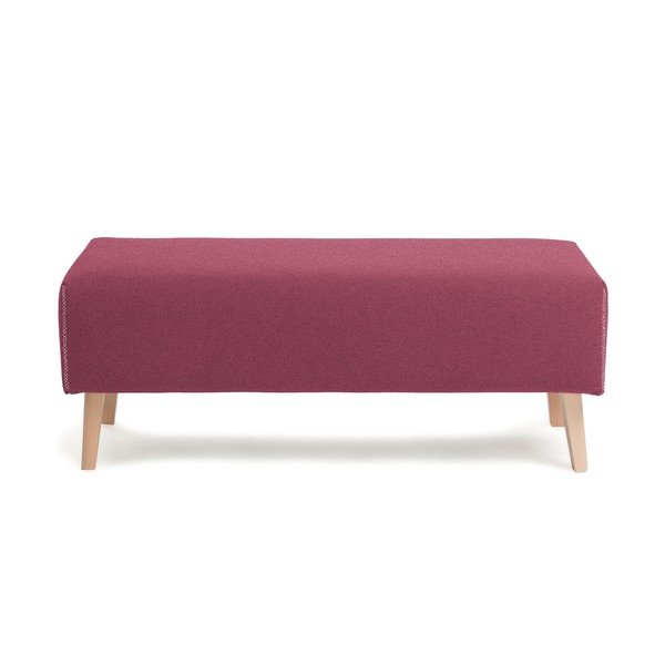 Vinsko rdeča klop Kave Home Lydia-image-2