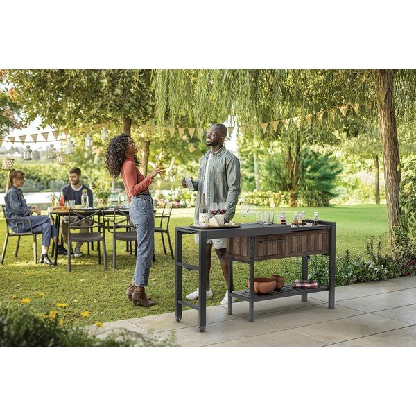 Vrtna barska miza 112x43 cm Hosting – Keter-image-1