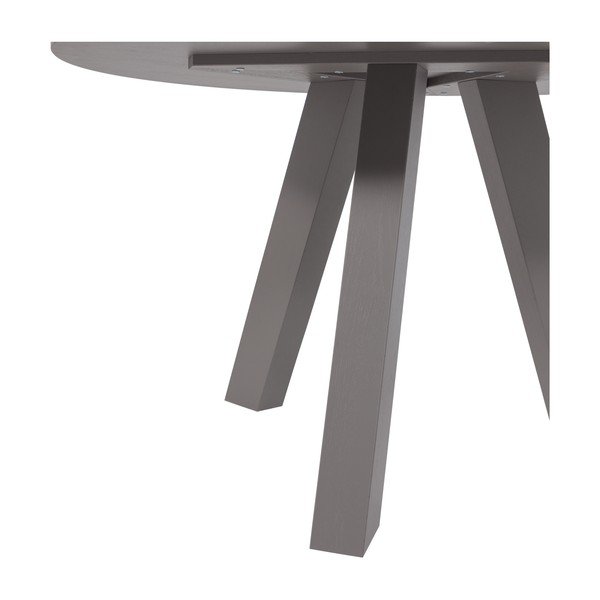 Okrogla jedilna miza iz masivnega hrasta ø 129 cm Rhonda – WOOOD-image-4