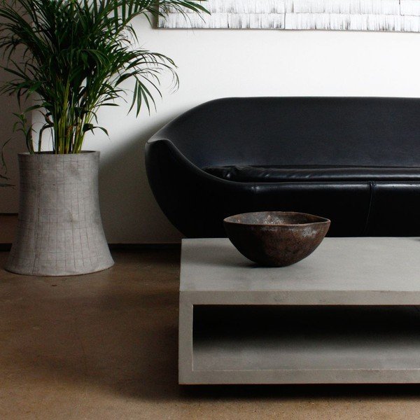 Betonska mizica Lyon Béton  Monobloc, 130 x 70 cm-image-1