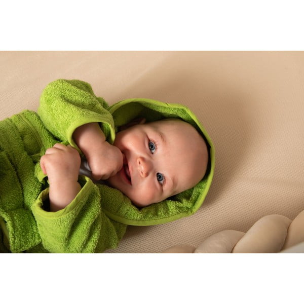 Temno roza bombažni otroški kopalni plašč velikosti 1-2 let - Tiseco Home Studio-image-1