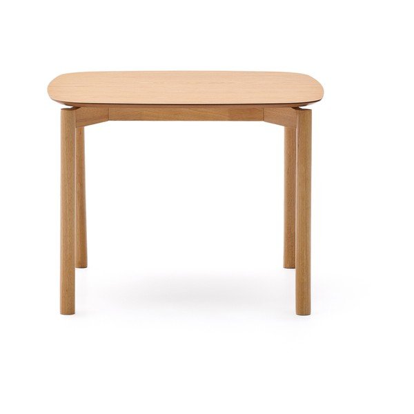 Jedilna miza v jesenovem dekorju 100x100 cm Indara – Kave Home-image-4