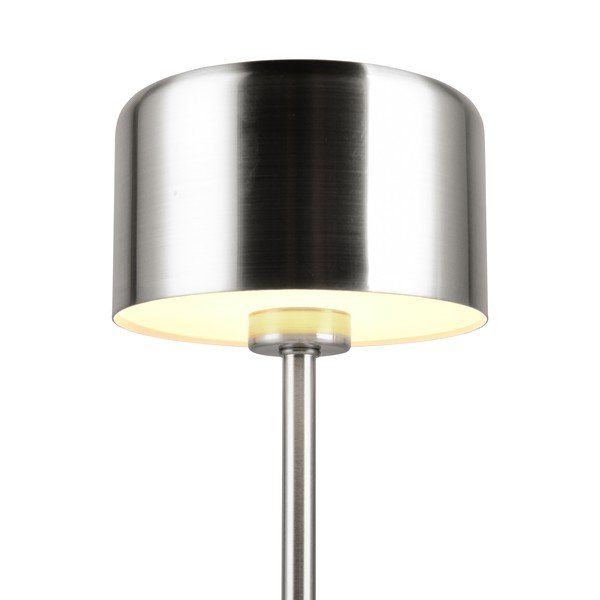 LED zatemnitvena namizna svetilka v srebrni barvi (višina 30 cm) Jeff – Reality-image-1