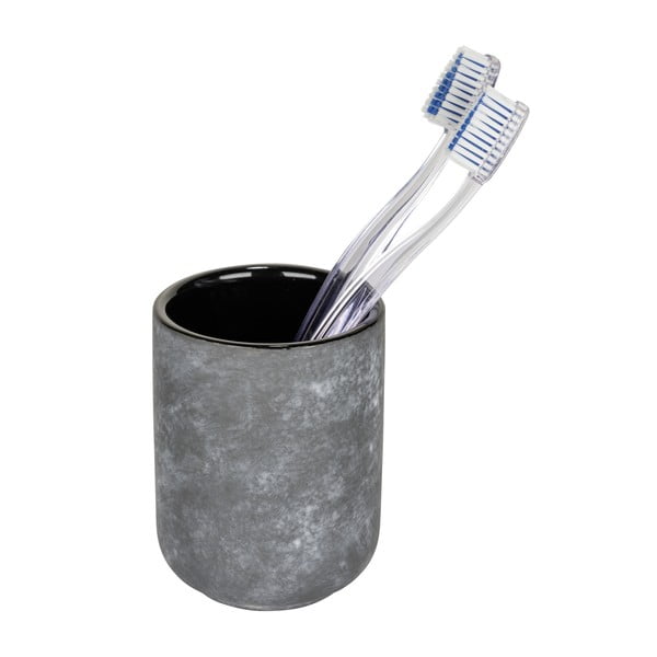 Siv keramičen lonček za zobne ščetke Sacile – Wenko-image-1