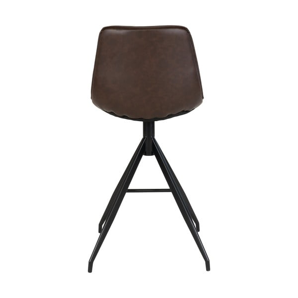 Temno rjavi barski stoli v kompletu 2 ks 84 cm Monaco – House Nordic-image-4