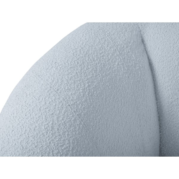 Svetlo moder fotelj iz tkanine bouclé Essen – Cosmopolitan Design-image-4