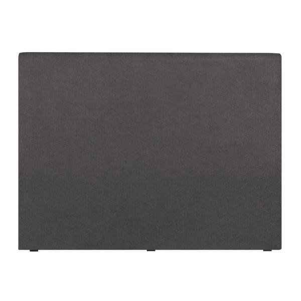 Temno sivo vzglavje Cosmopolitan design Neapelj, širina 202 cm