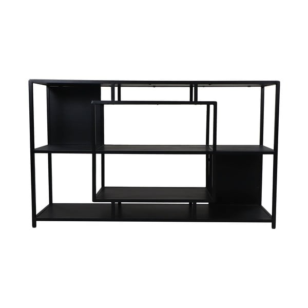 Črna polica iz mangovega lesa 150x90 cm - HSM collection