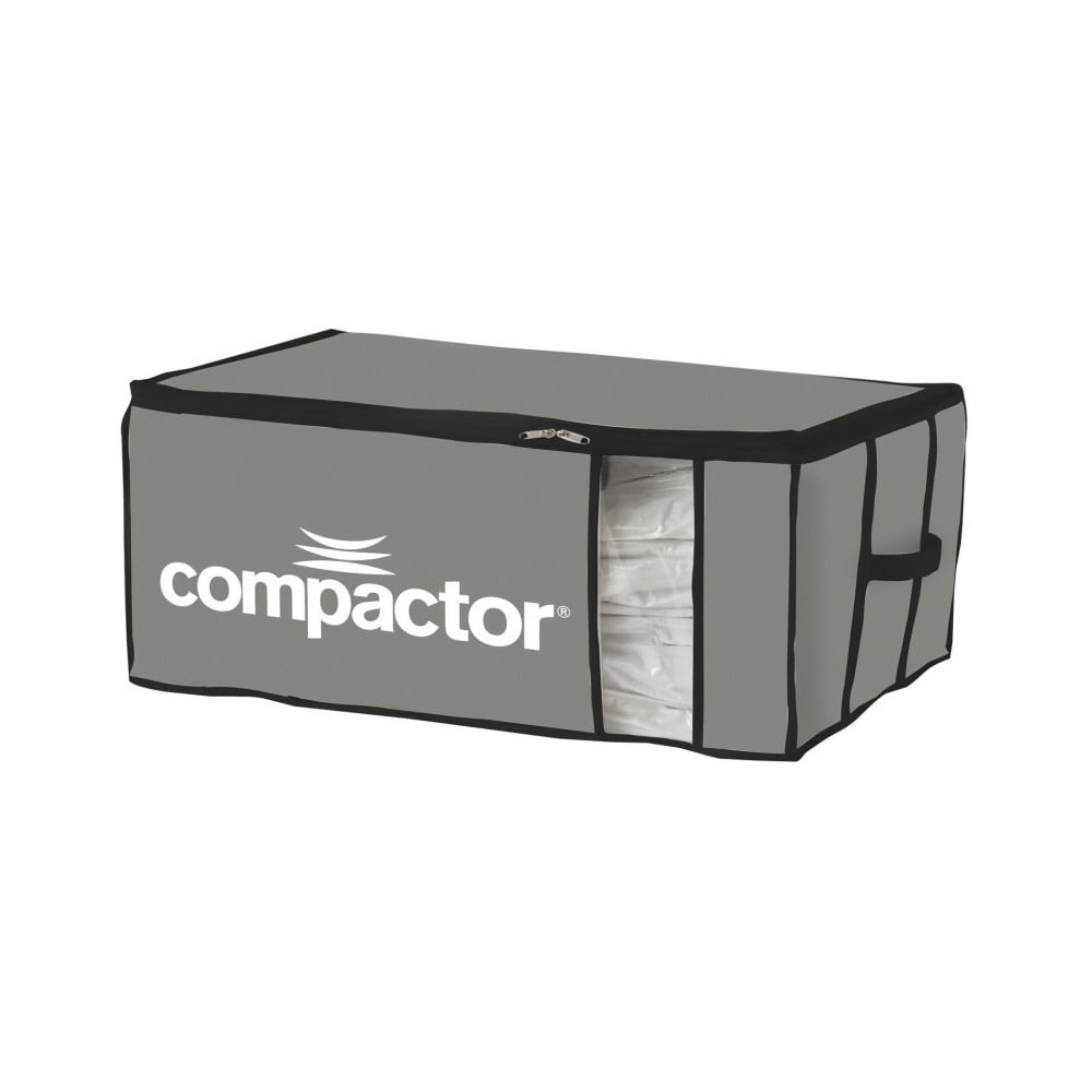 Siva tekstilna škatla za shranjevanje Compactor Brand XXL