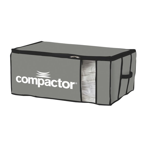 Siva tekstilna škatla za shranjevanje Compactor Brand XXL