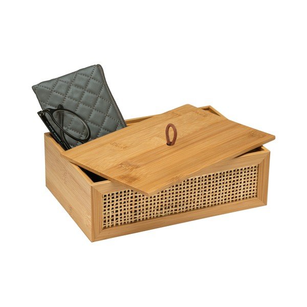 Organizator za kopalnico iz bambusa Wenko Allegre, 22 x 7 cm-image-1