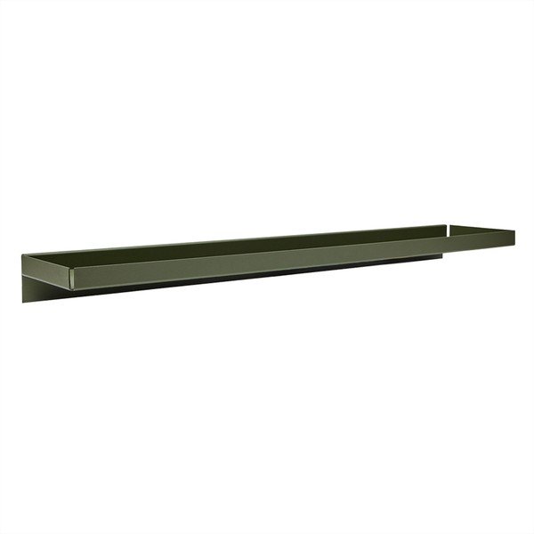 Temno zelena kovinska polica 80 cm Bakku – OYOY Living Design