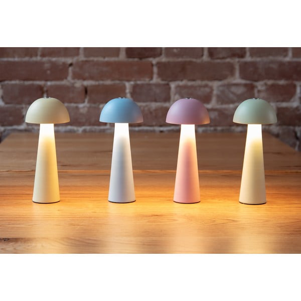 Svetlo modra LED namizna svetilka (višina 16,5 cm) Mini LED Dome – Leitmotiv-image-1