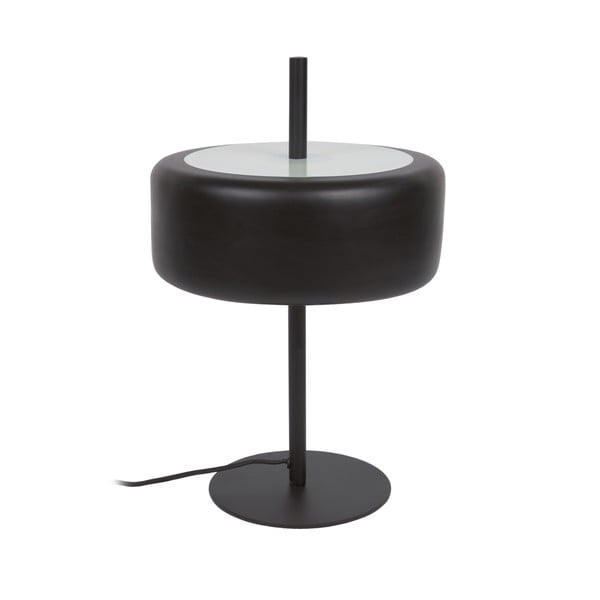 Črna namizna svetilka s kovinskim senčnikom (višina 50 cm) Francisca - Kave Home