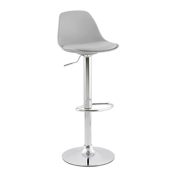 Siva Kokoon Design Suki nastavljiv vrtljivi barski stol