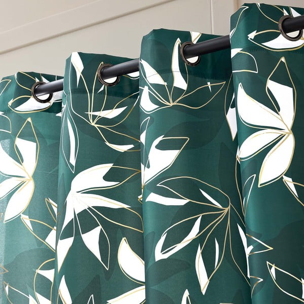 Zelena zavesa 140x260 cm Elsa – douceur d'intérieur-image-2