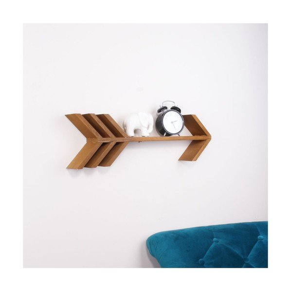 Severna Karolina Skandinavski Home Decors Fleche lesena stenska polica