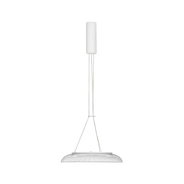 Mat bela aluminijasta LED viseča svetilka s senčilom iz akrilnega stekla ø 40 cm Mantle – Nova Luce