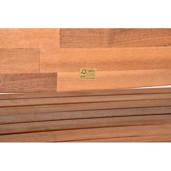 Rjava vrtna klop iz masivnega lesa Hadia – Garden Pleasure-image-4