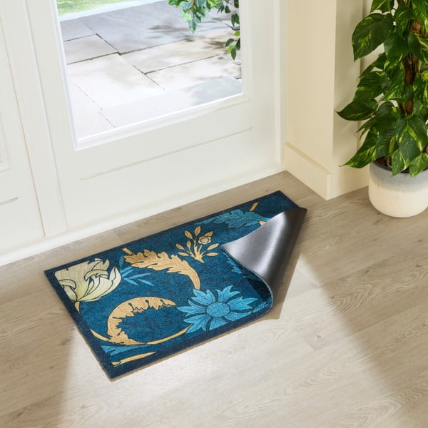 Predpražnik 50x80 cm William Morris Blue – Artsy Doormats-image-2