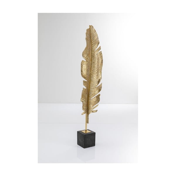 Kare Design Okras iz listov v zlati barvi, 147 cm