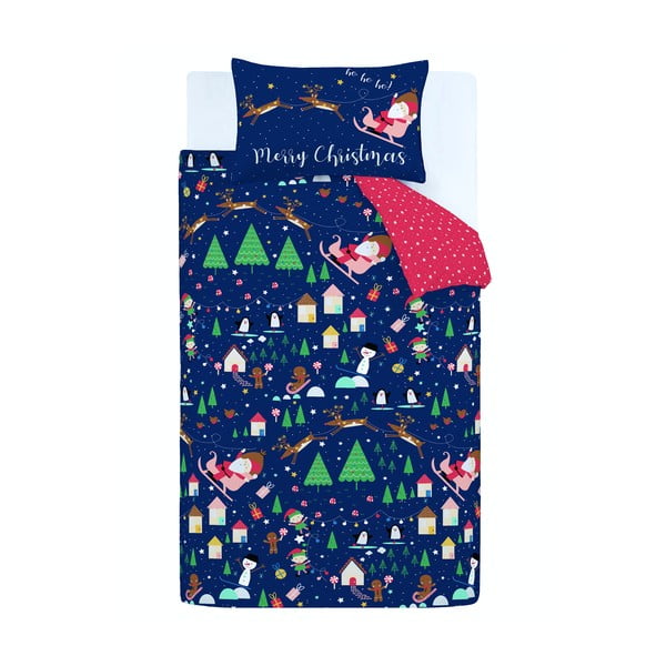 Otroška posteljnina 200x135 cm Santa's Christmas Wonderland - Catherine Lansfield