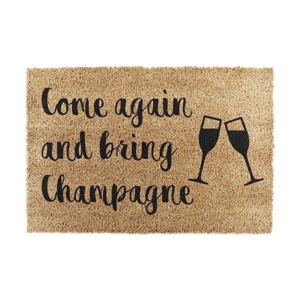 Predpražnik iz kokosovih vlaken 40x60 cm Bring Champagne – Artsy Doormats