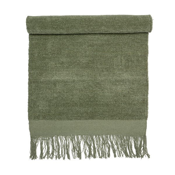 Zelena bombažna preproga Bloomingville Grass, 60 x 135 cm-image-1