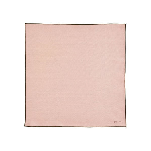 Komplet 2 rožnatih bombažnih prtičkov Södahl Organic, 50 x 50 cm