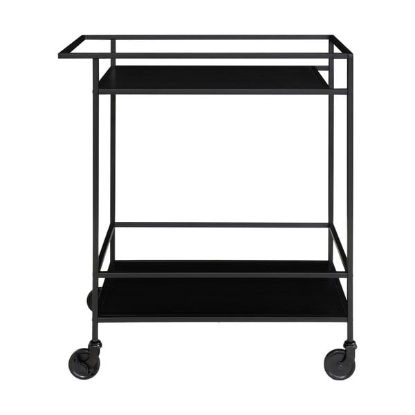 Črni barski voziček z jekleno konstrukcijo Hiša Nordic Vita-image-2