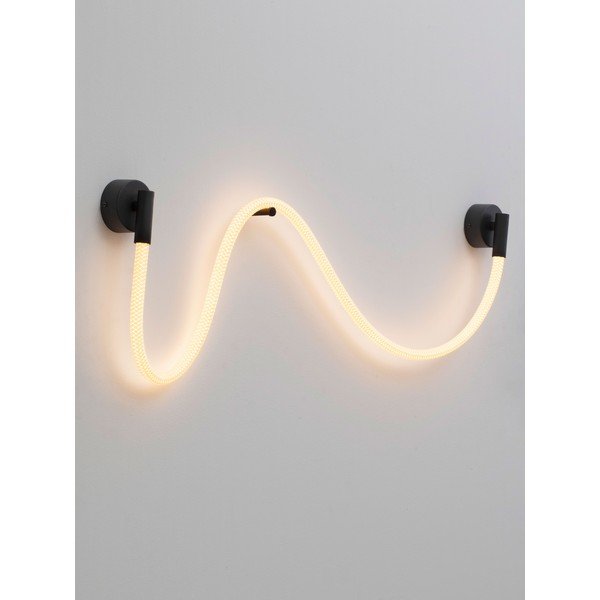 Bela/mat črna jeklena LED stenska svetilka Ilane – Nova Luce-image-2