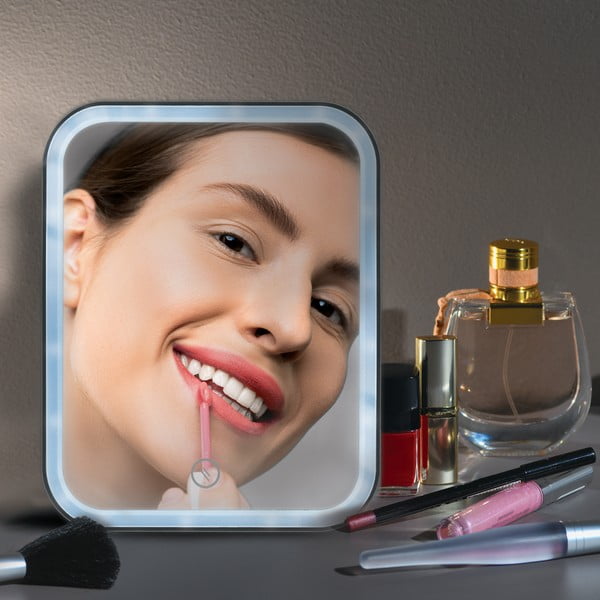 Kozmetično ogledalo z lučjo 15x20 cm Ania – MSV-image-1