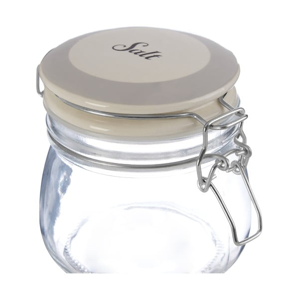 Steklena posoda za shranjevanje za sol Grocer – Premier Housewares-image-4