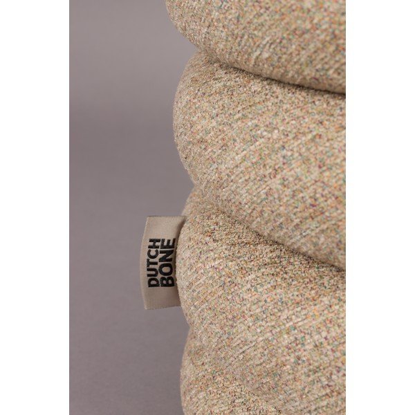 Bež tabure iz tkanine bouclé Fern – Dutchbone-image-2