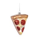 Steklen okrasek za jelko 10 cm Pizza Slice – Sass & Belle