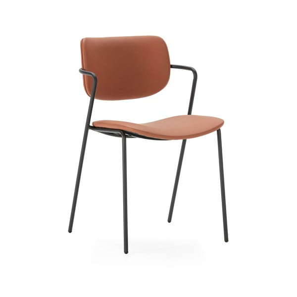 Opečnato oranžni jedilni stoli v kompletu 2 ks Maika – Marckeric