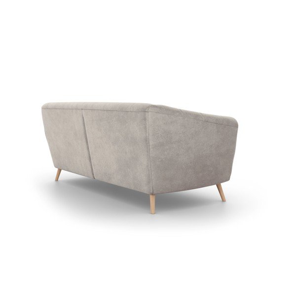 Bež žametna zofa Interieurs 86 Étoile, 210 cm-image-3