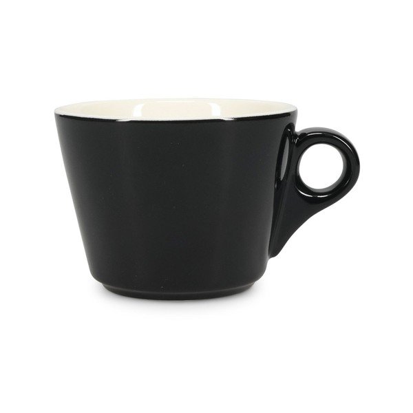 Črna porcelanasta skodelica za kapučino 160 ml Barista – BonBistro