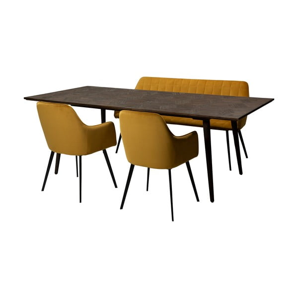 Jedilna miza v brestovem dekorju 100x220 cm Diamond – DAN-FORM Denmark-image-4