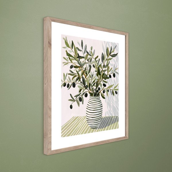 Tiskana slika z okvirjem 40x50 cm Olive Bunch II – Styler-image-3