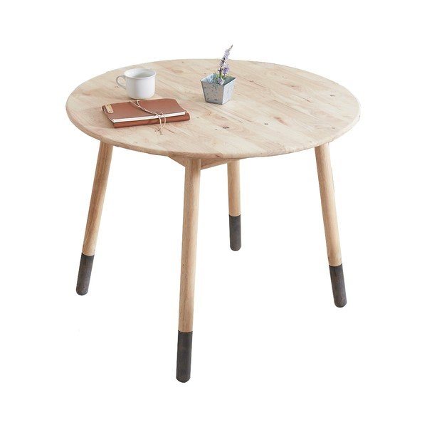Okrogla jedilna miza DEEP Furniture Jack, ⌀ 90 cm-image-1
