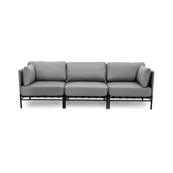 Svetlo siv vrtni modularni kavč 234 cm Dandy – Sit Sit-image-2