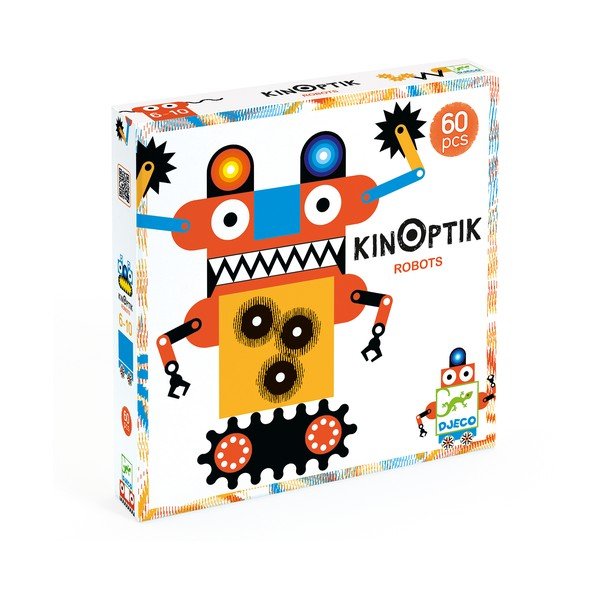 Ustvarjalni komplet Kinoptik Robots - Djeco-image-1